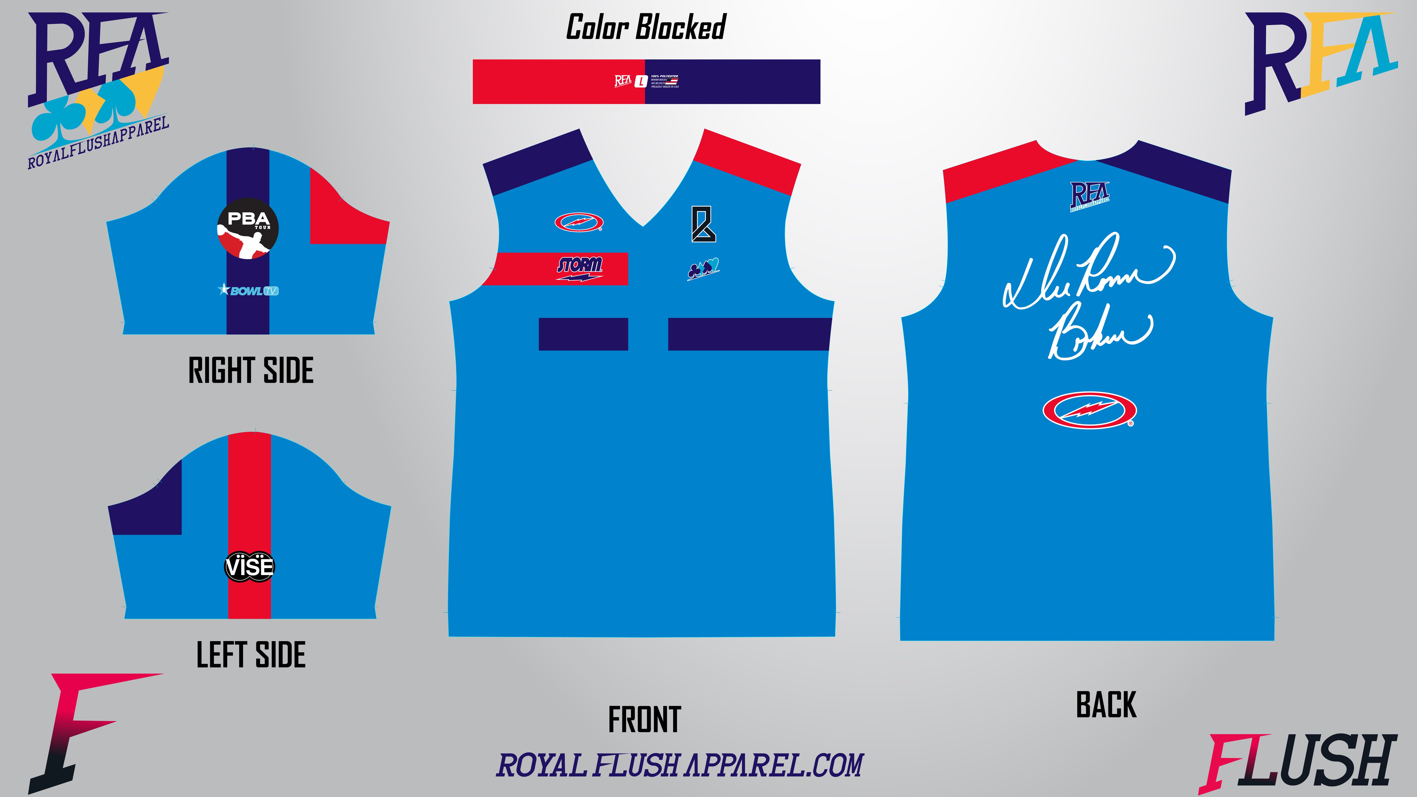 DeeRonn Booker's Color Blocked Replica Jersey